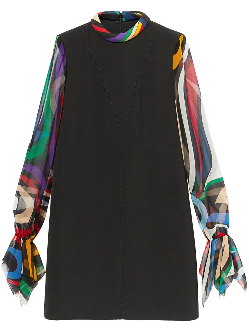 Marmo-Print Mini Dress