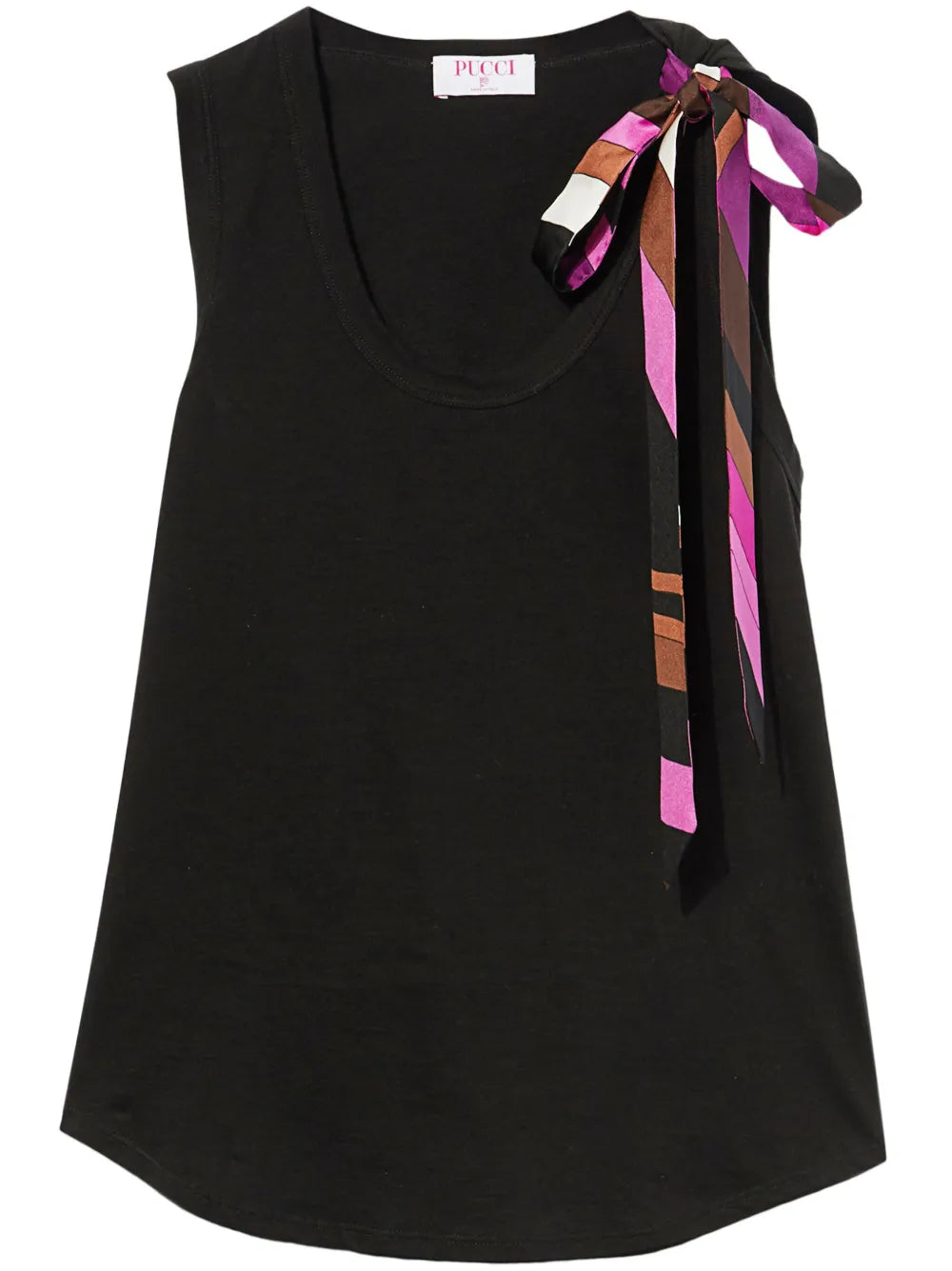 Scoop-Neck Jersey Tank Top