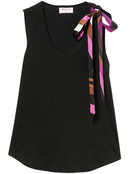 Scoop-Neck Jersey Tank Top