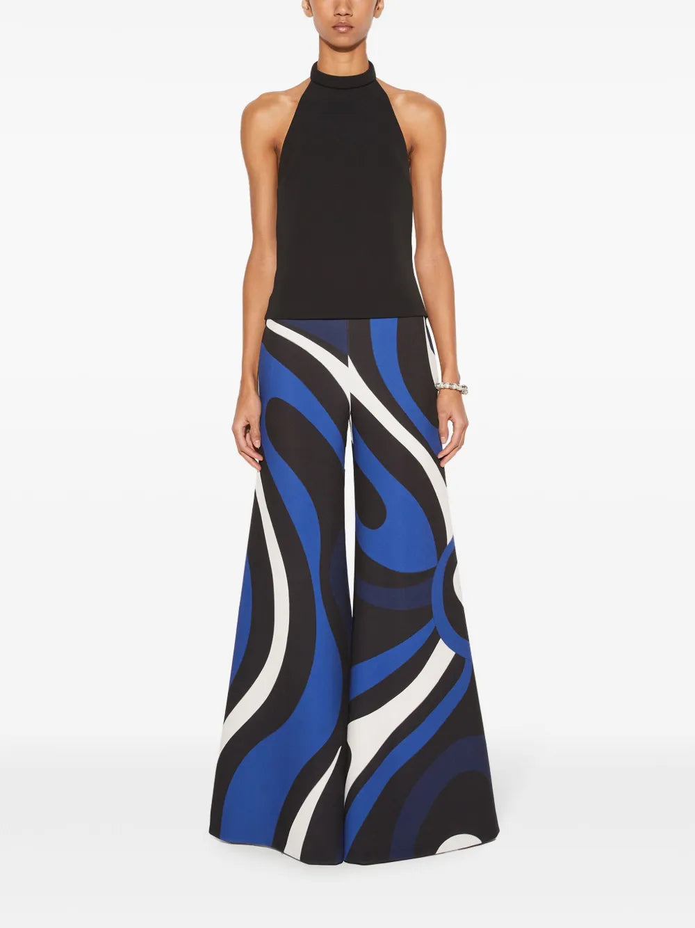 Marmo-Print Jumpsuit