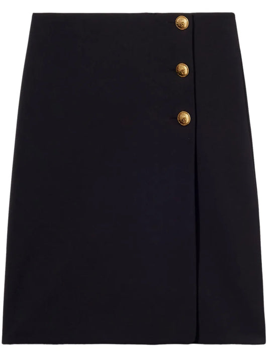 Wrap Midi Skirt