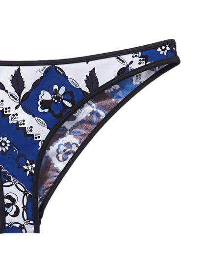 Orchidee-Print Bikini Briefs