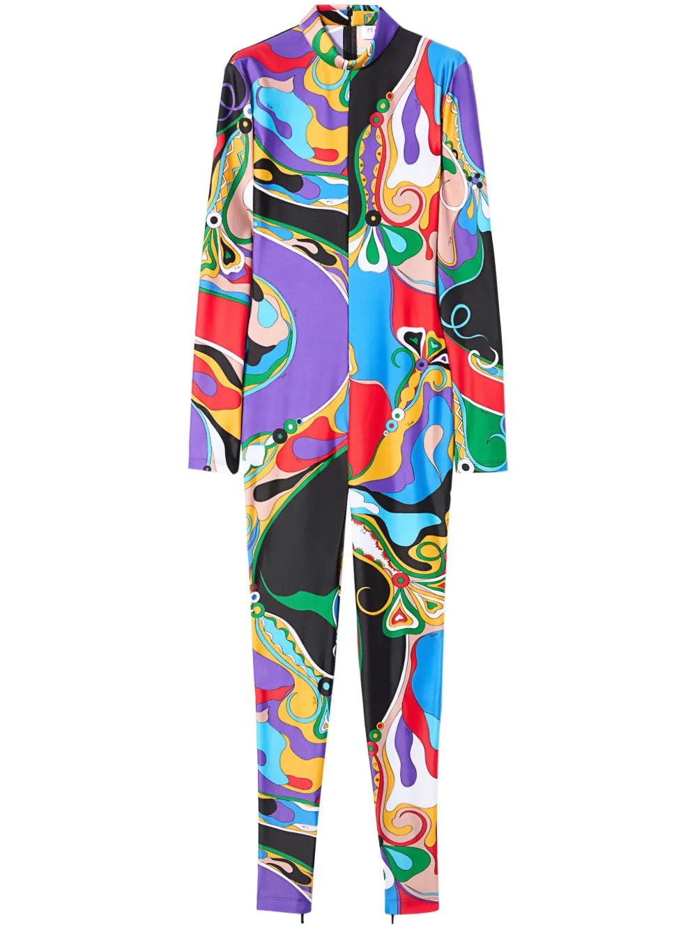 Padded Mock Neck Jumpsuit