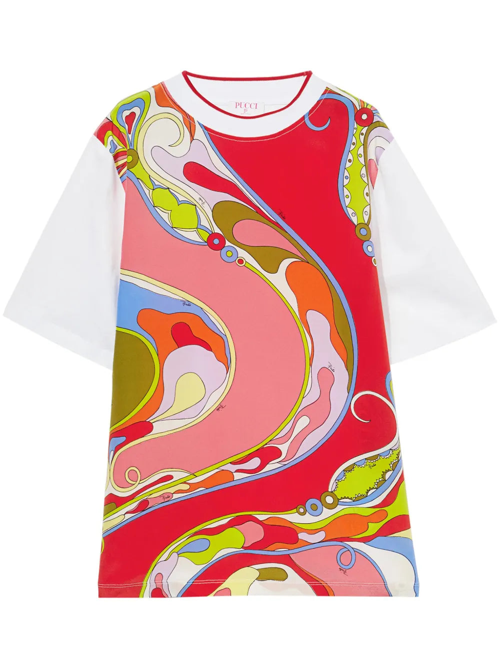 Orchidee-Print T-Shirt
