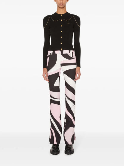 Marmo-Print Trousers