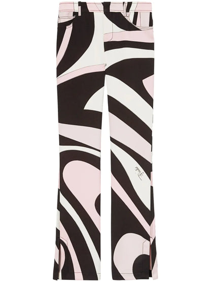 Marmo-Print Trousers
