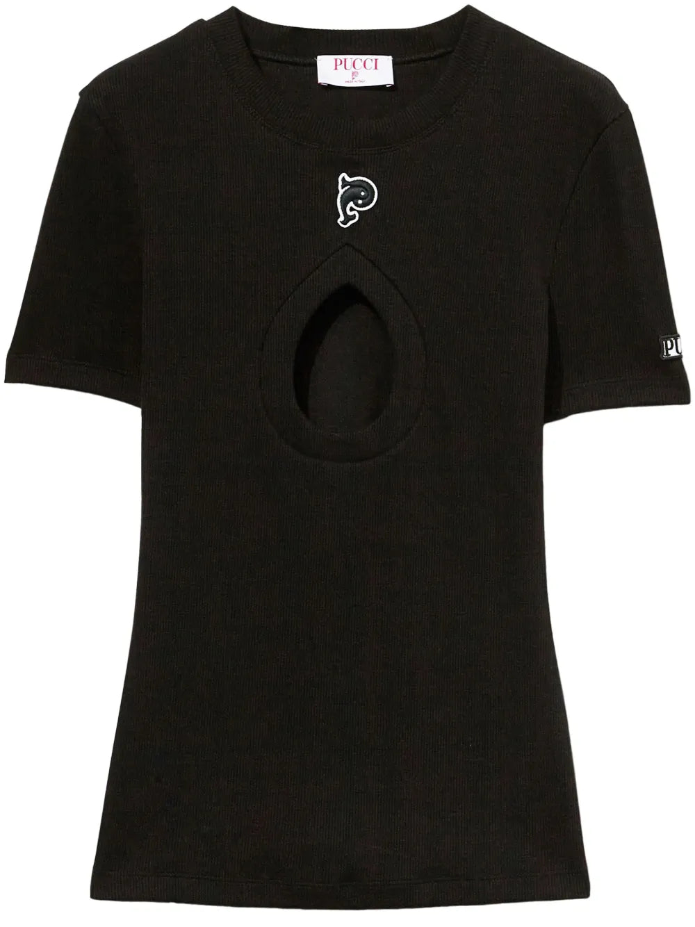 Teardrop Cut-Out T-Shirt