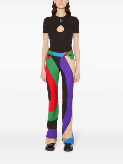Teardrop Cut-Out T-Shirt