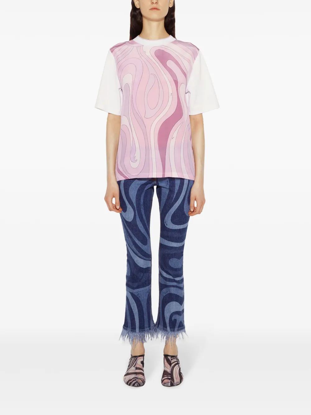 Marmo-Print T-Shirt