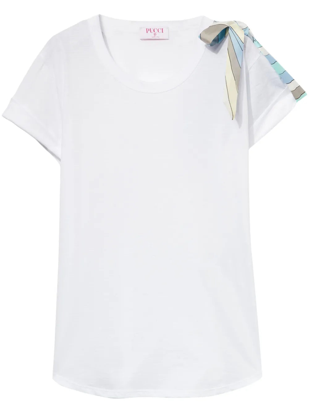 Bow-Detail Cotton T-Shirt