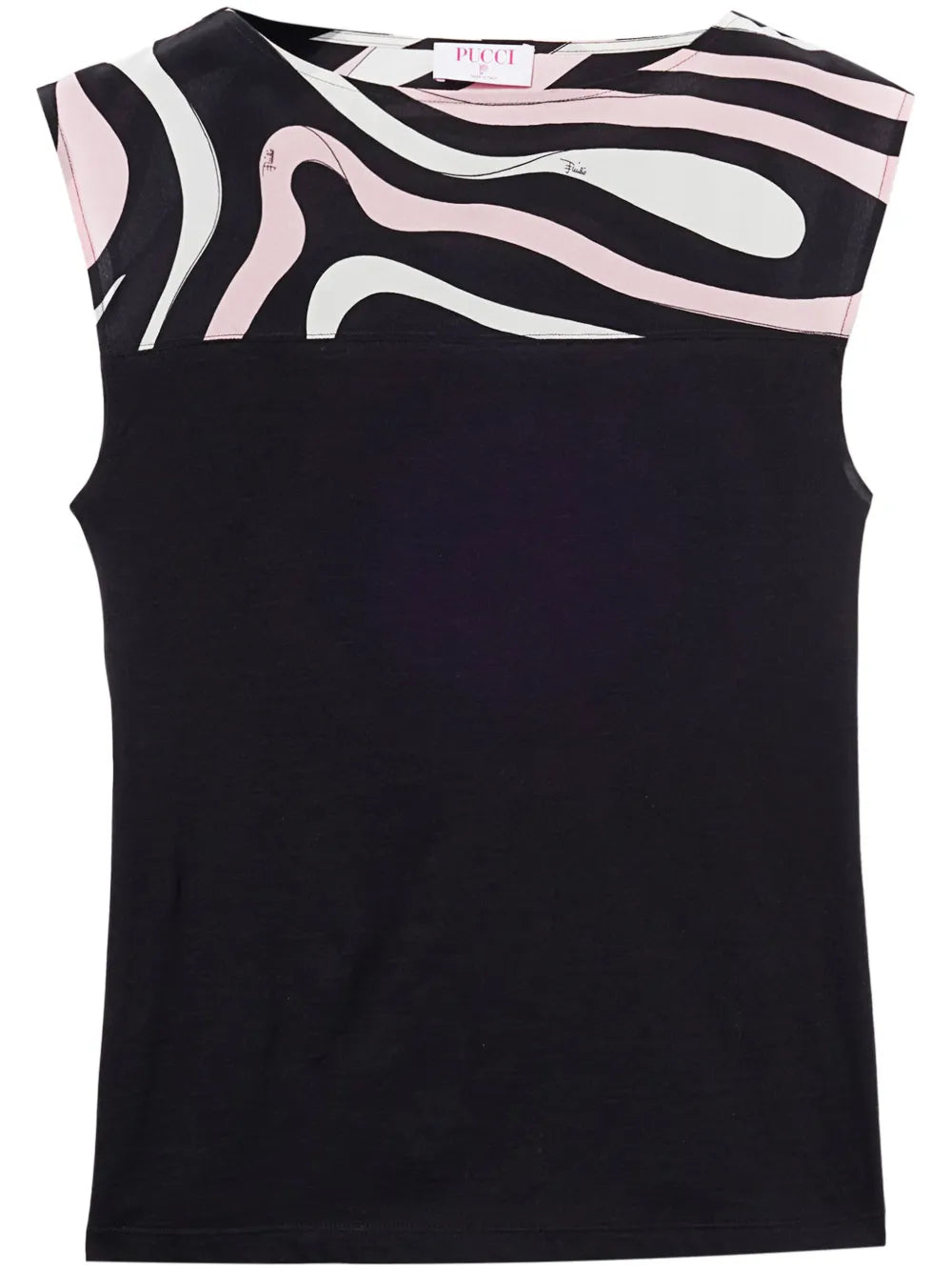 Marmo-Print Top