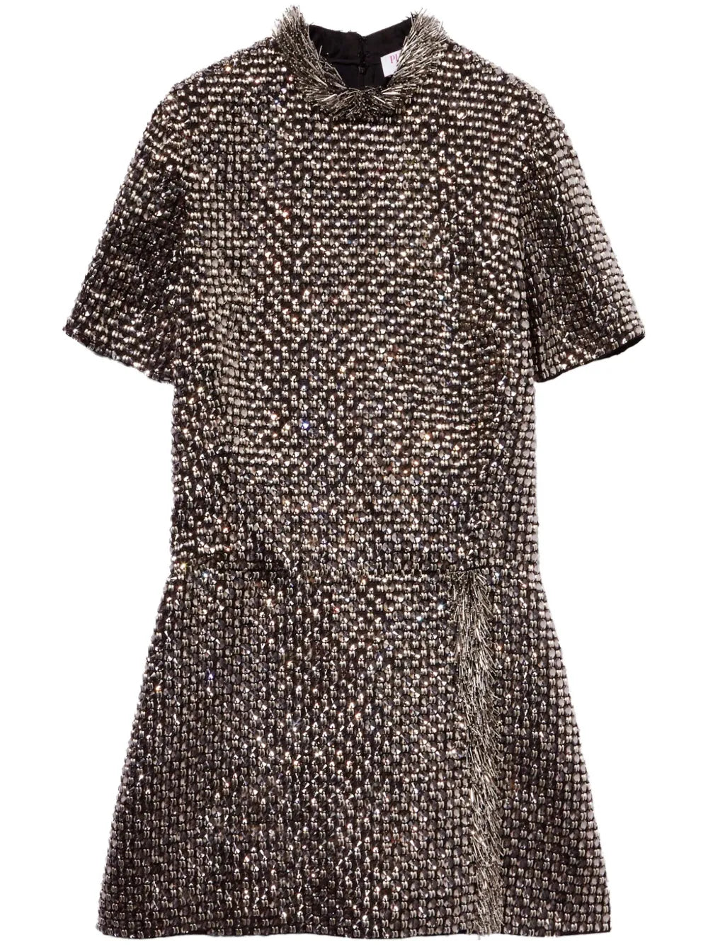 Bead-Embellished Minidress