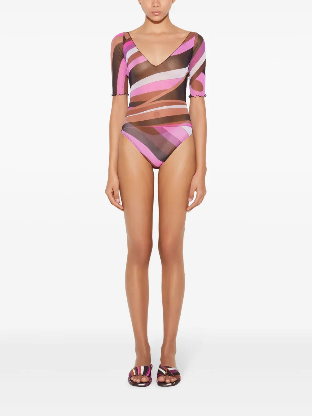 Iride-Print Bodysuit