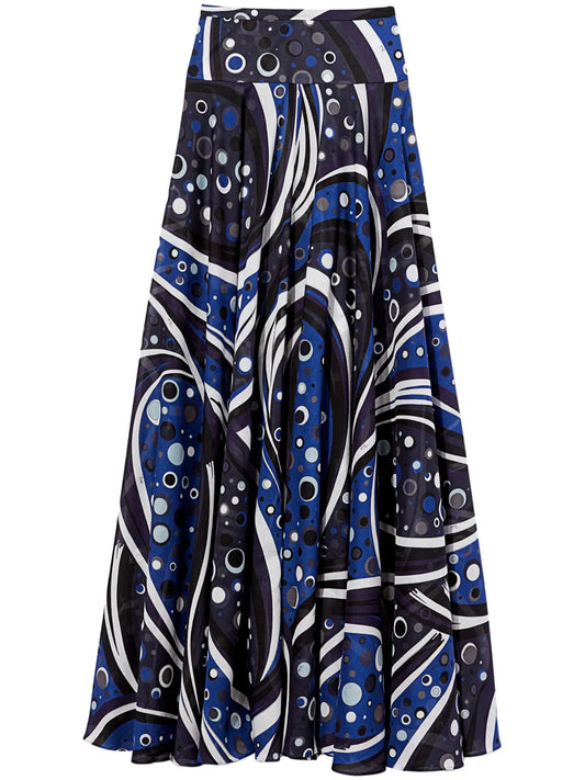 Fontane-Print Cotton Skirt