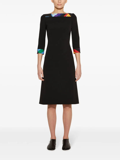 Cady-Texture Midi Dress