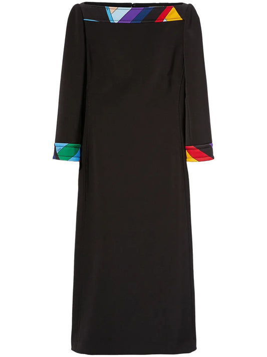 Cady-Texture Midi Dress