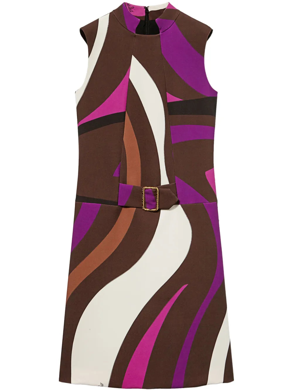 Marmo-Print Mini Dress