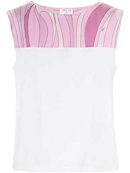 Marmo-Print Top