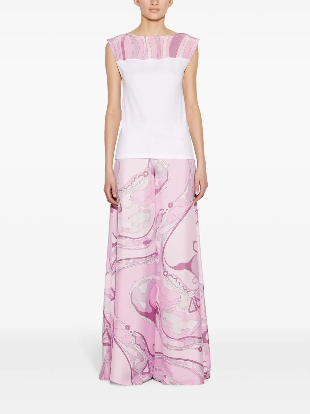 Marmo-Print Top
