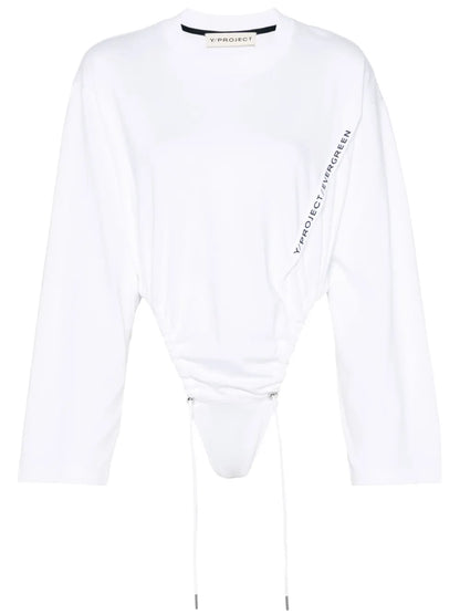 Logo-Print Bodysuit