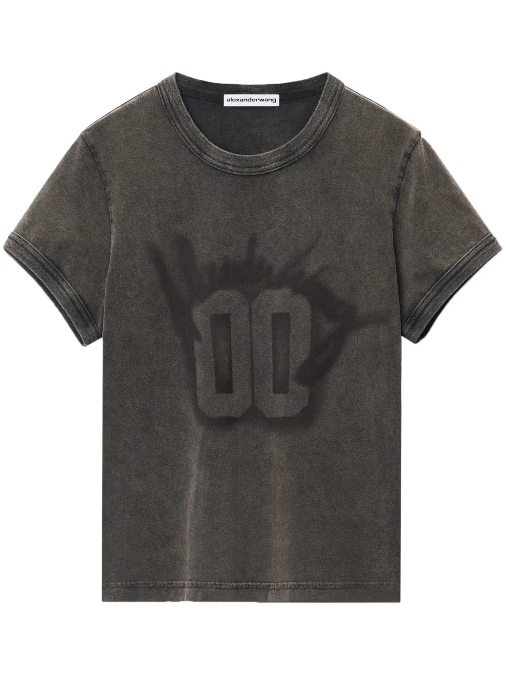 Number-Print Cotton T-Shirt