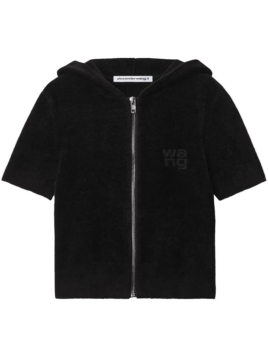 Logo-Embossed Hoodie