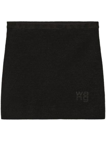 Logo-Embossed Mini Skirt