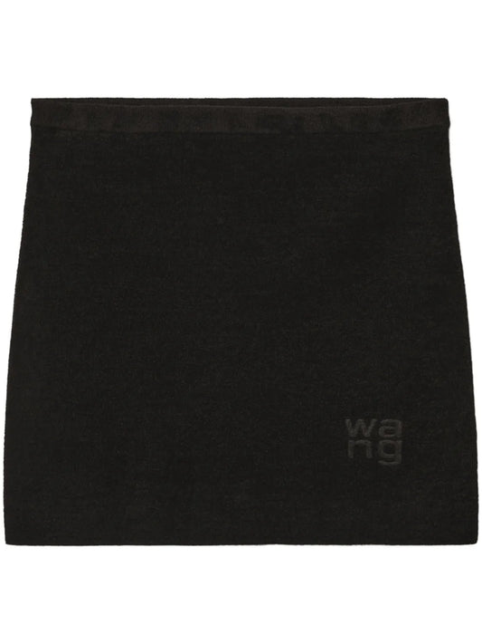 Logo-Embossed Mini Skirt