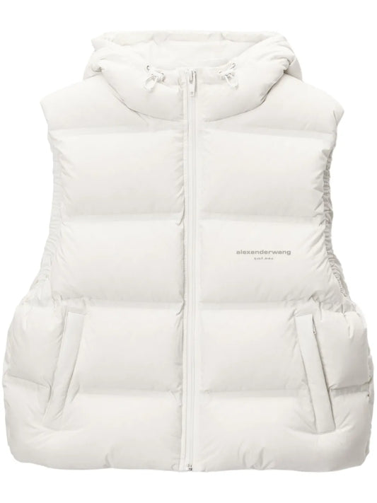Cropped Puffer Vest