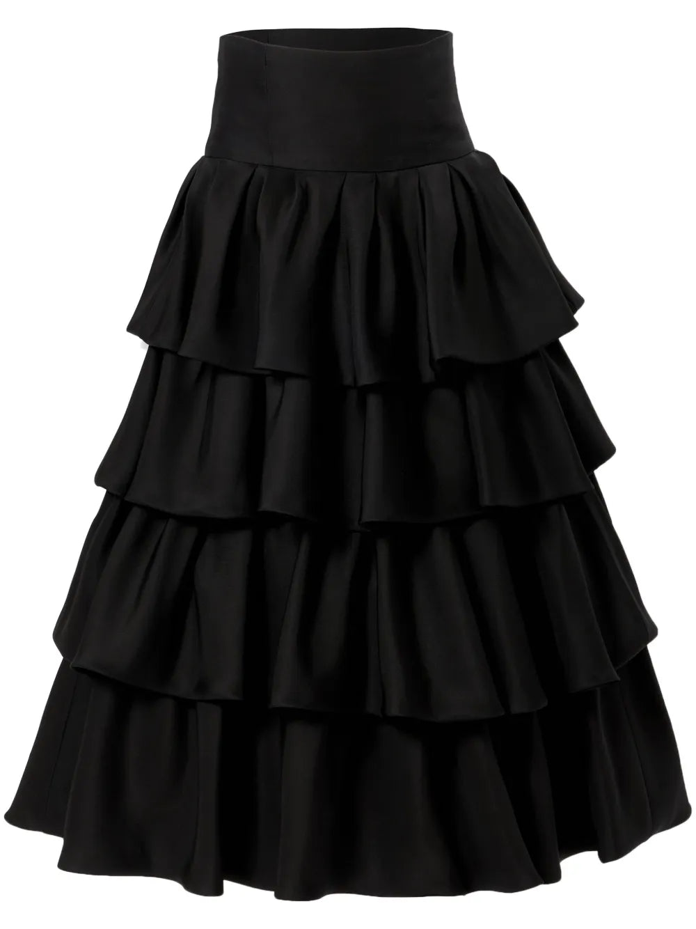 Tiered Midi Skirt
