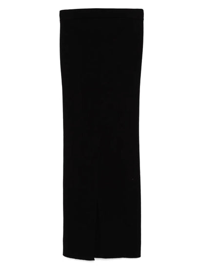 Ribbed Midi Skirt