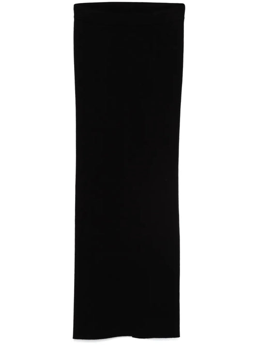 Ribbed Midi Skirt