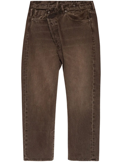 Off-Centre Boyfriend Jeans