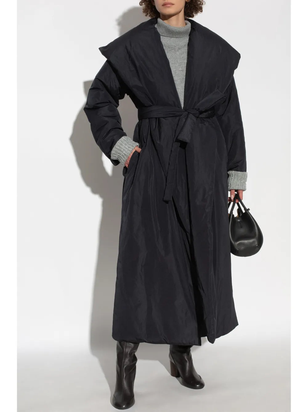 Belted Double-Breasted Coat