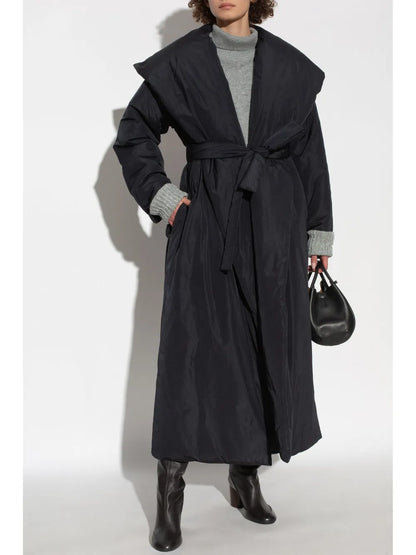 Belted Double-Breasted Coat