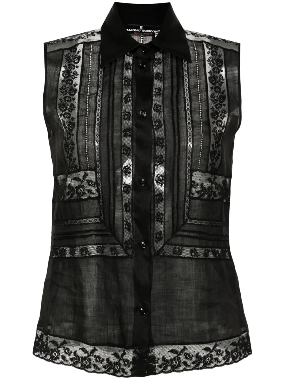 Floral-Lace Shirt