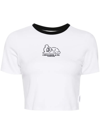 Flocked Logo T-Shirt