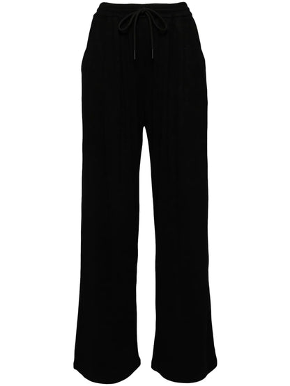 Drawstring Straight-Leg Trousers