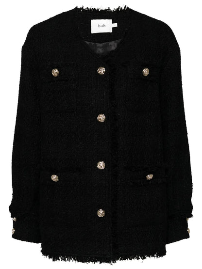 Tweed V-Neck Jacket