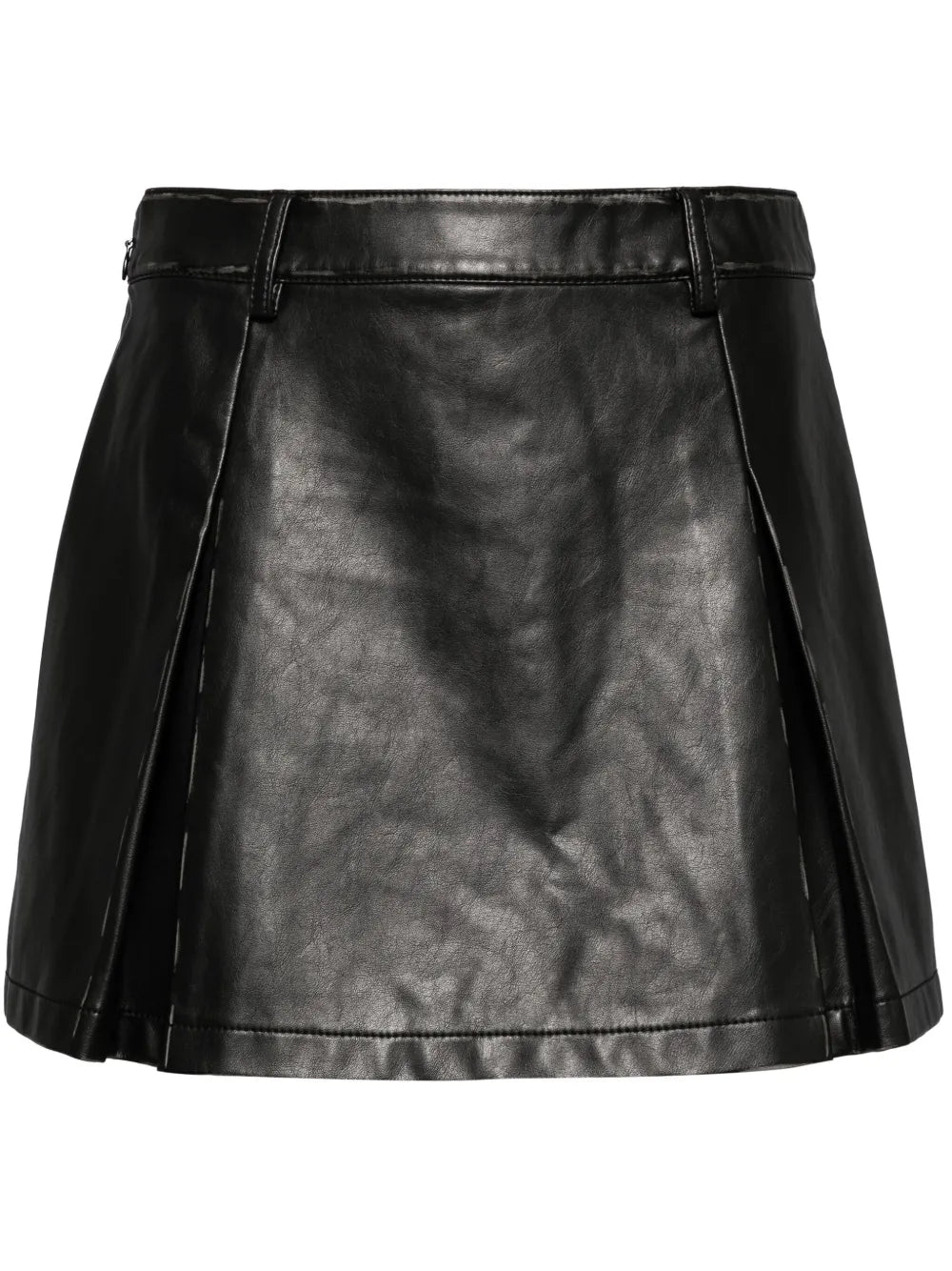 Pleated Mini Shorts