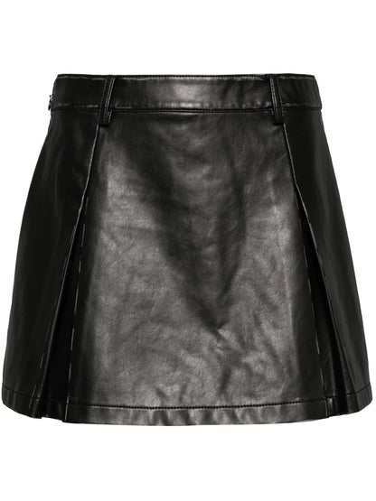 Pleated Mini Shorts