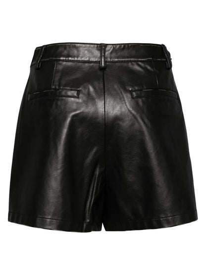 Pleated Mini Shorts