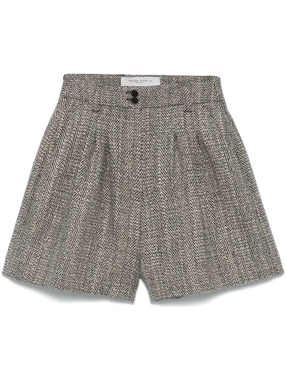 Pleat-Detail Shorts
