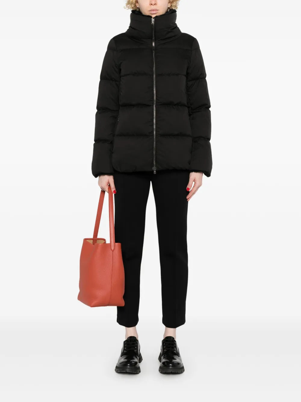 Faux-Fur Collar Puffer Jacket