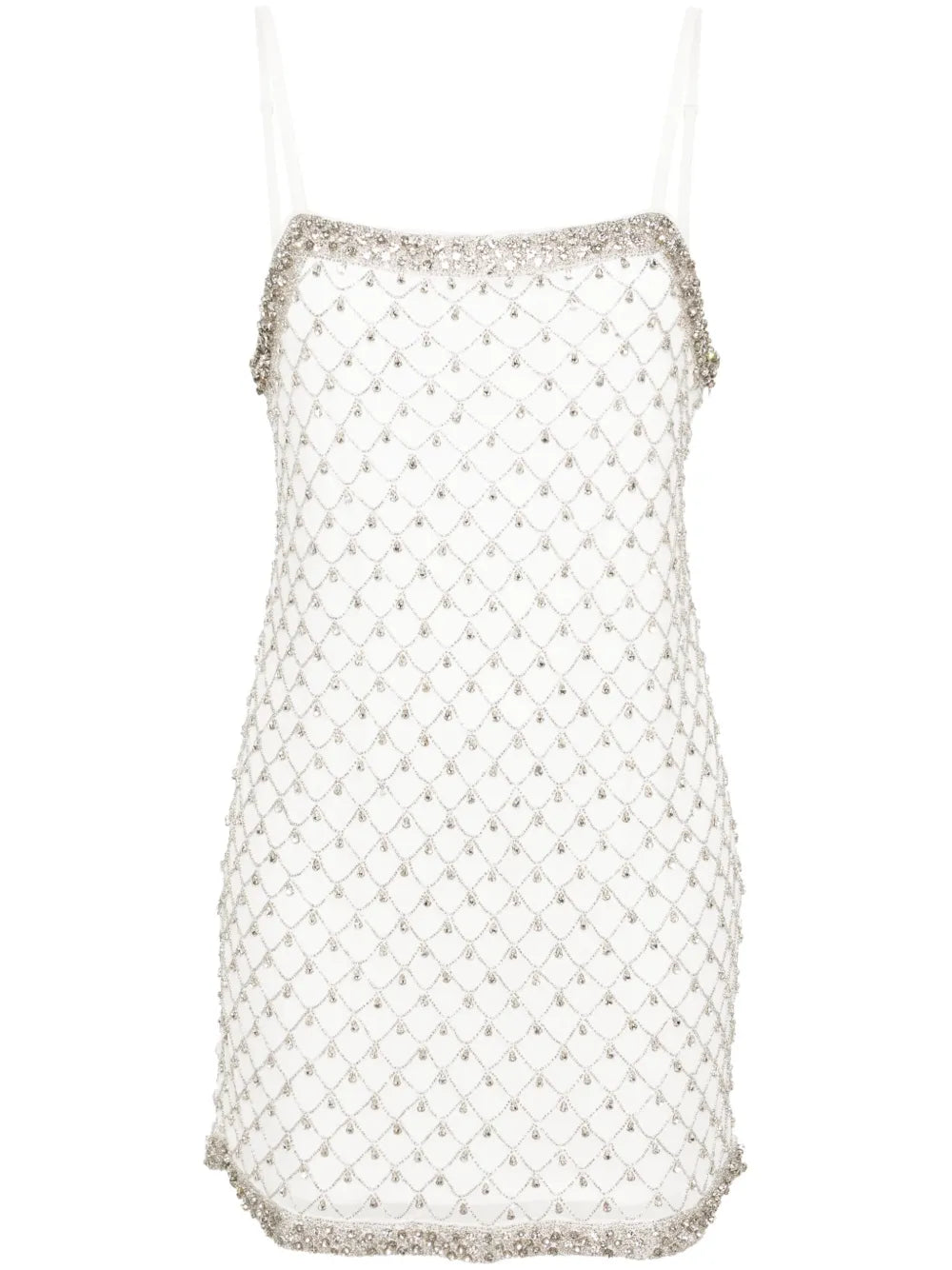 Crystal-Embellished Mini Dress