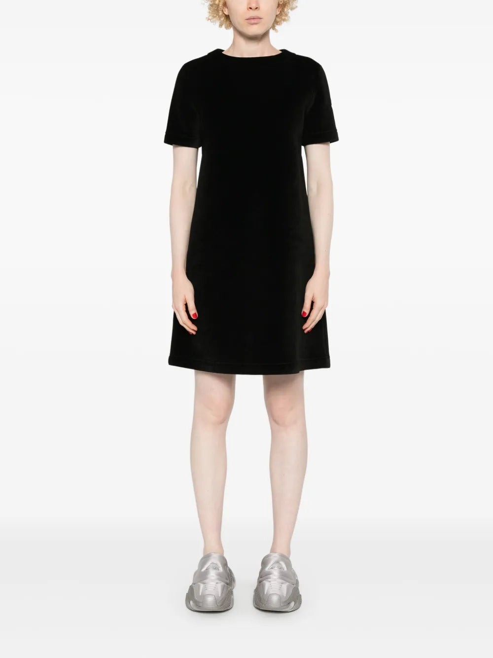 Logo-Patch Mini Dress