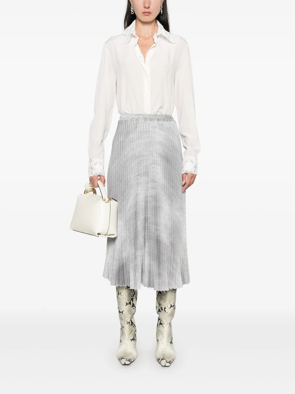 Lace-Collar Shirt