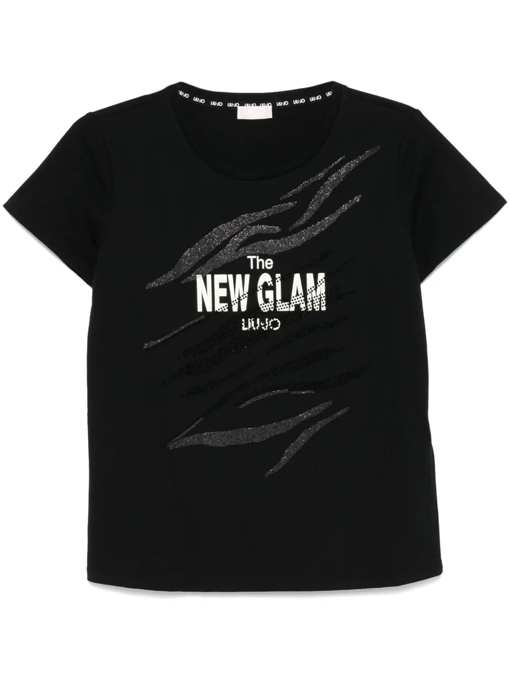 Rhinestone-Embellished T-Shirt