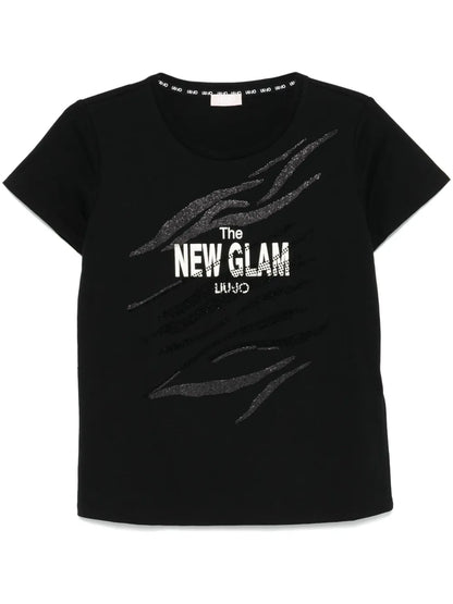 Rhinestone-Embellished T-Shirt