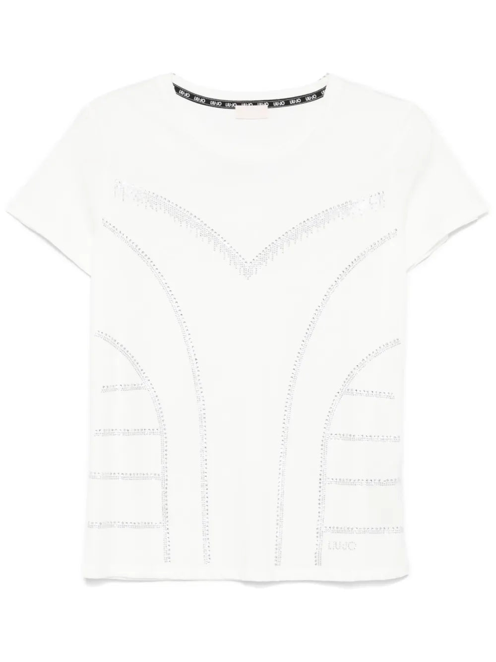 Rhinestone-Embellished T-Shirt